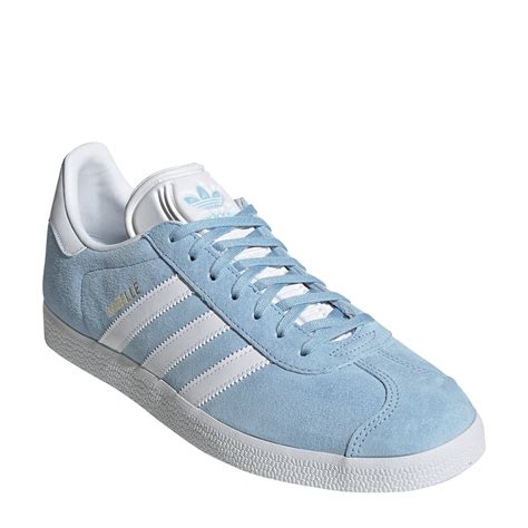 adidas lichtblauw schoenen|Adidas gazelle schoenen.